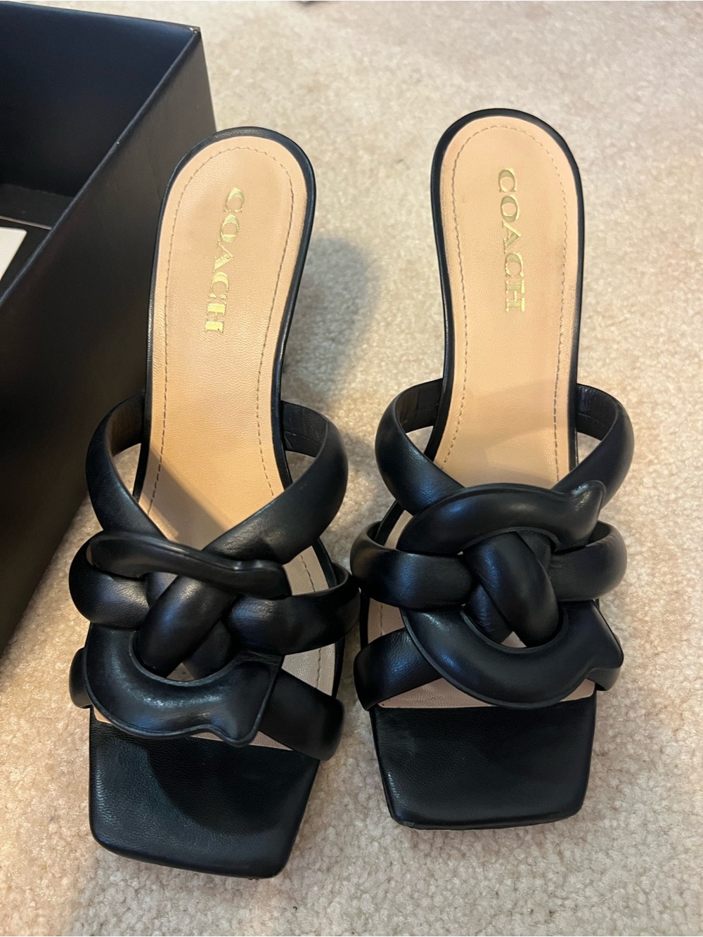 Coach Black Heels - Picture 5 of 7